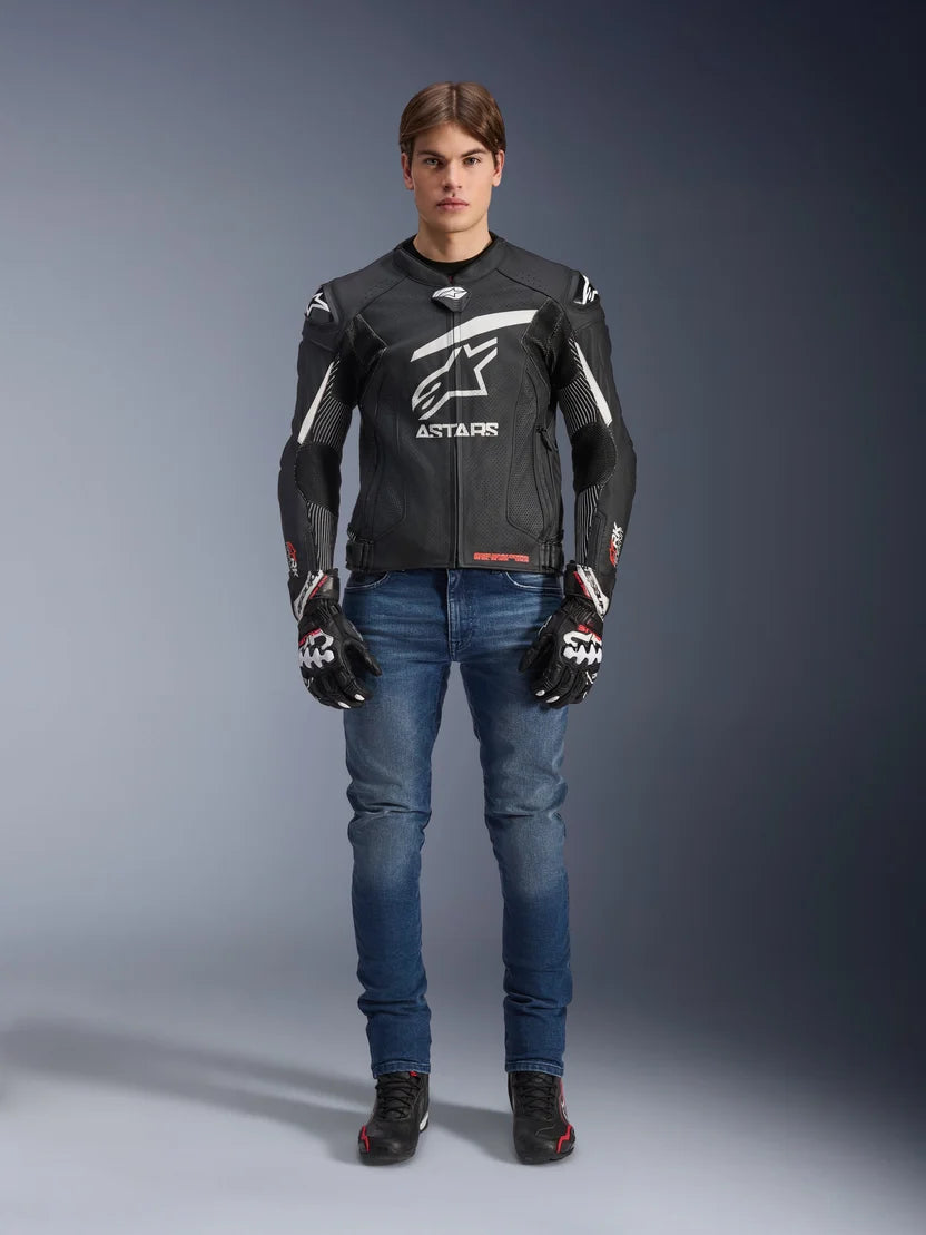 Alpinestars Men's GP Plus R v4 Rideknit Sport Riding Jacket – Perforated Leather