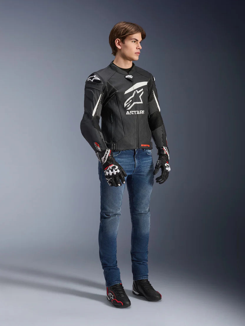 Alpinestars Men's GP Plus R v4 Rideknit Sport Riding Jacket – Perforated Leather