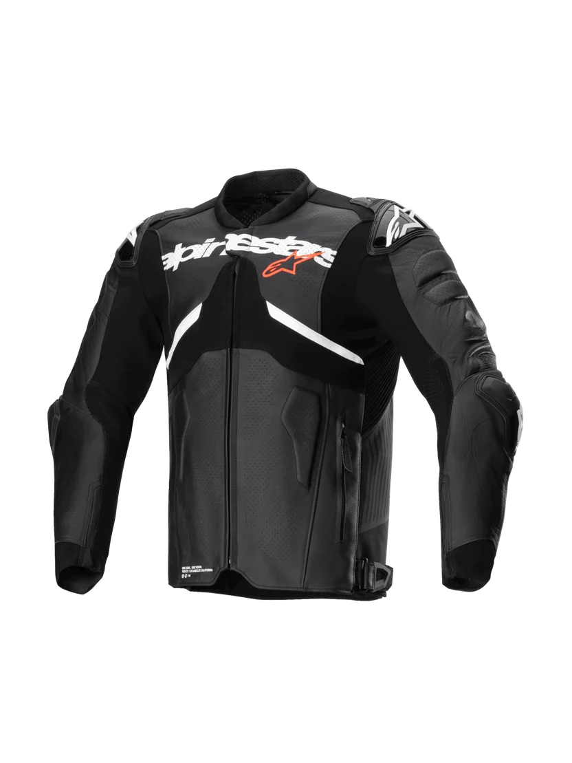 Alpinestars Men's Atem V5 Race Leather Riding Jacket – Perforated Black