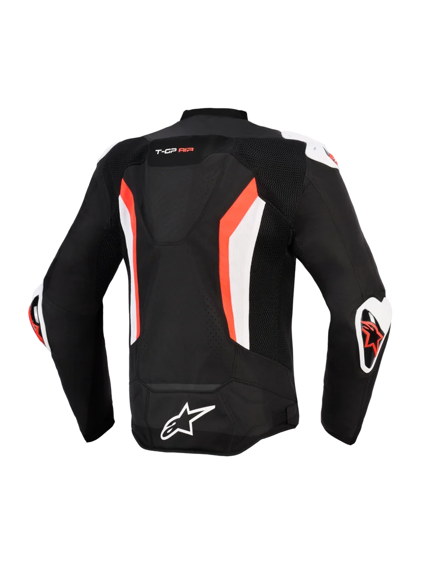 Alpinestars Men's T-GP Air Mesh Sport Riding Jacket – Black / Fluo Red