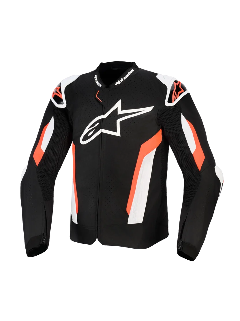 Alpinestars Men's T-GP Air Mesh Sport Riding Jacket – Black / Fluo Red