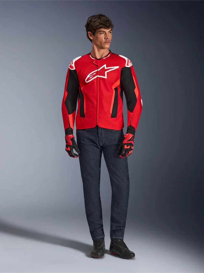 Alpinestars Men's T-GP Air Mesh Sport Riding Jacket – Perforated Airflow