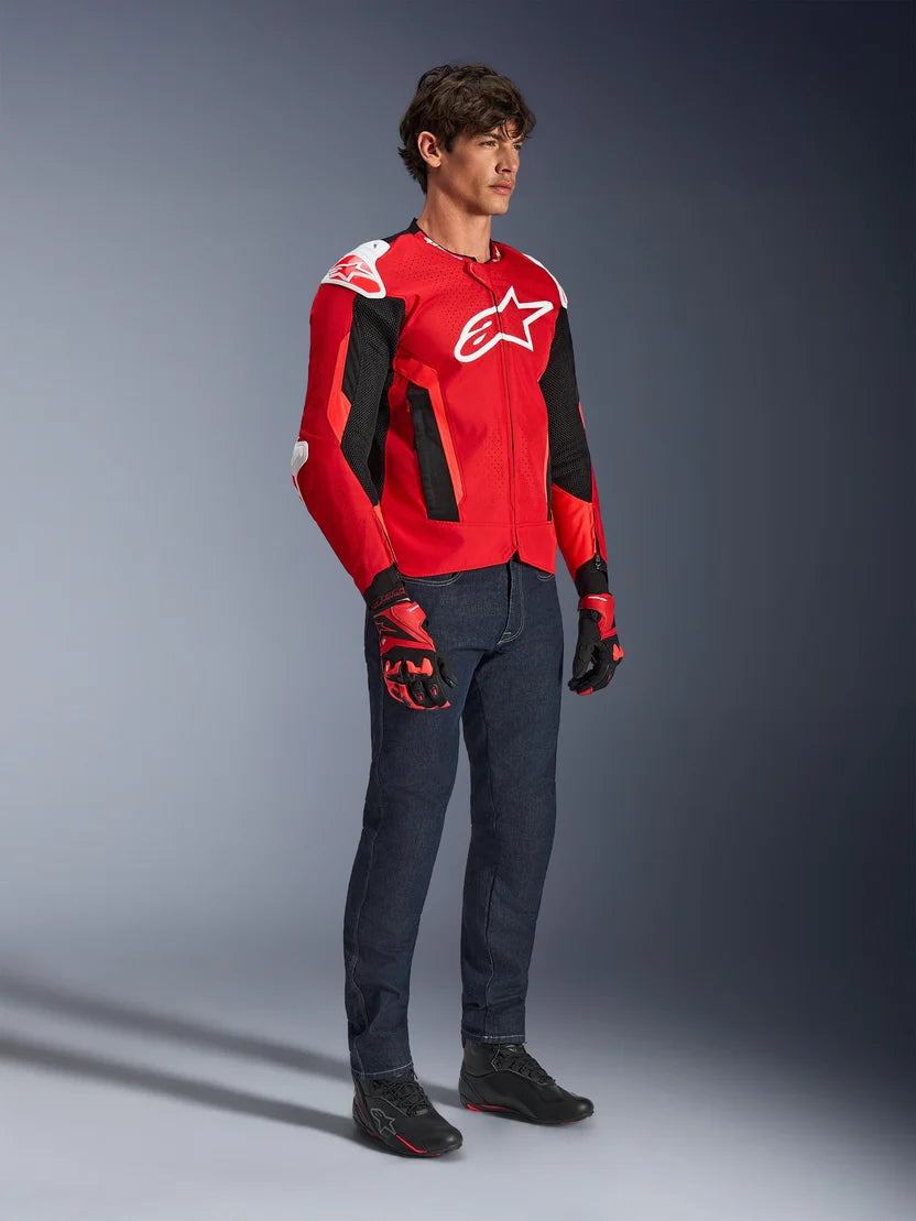 Alpinestars Men's T-GP Air Mesh Sport Riding Jacket – Perforated Airflow