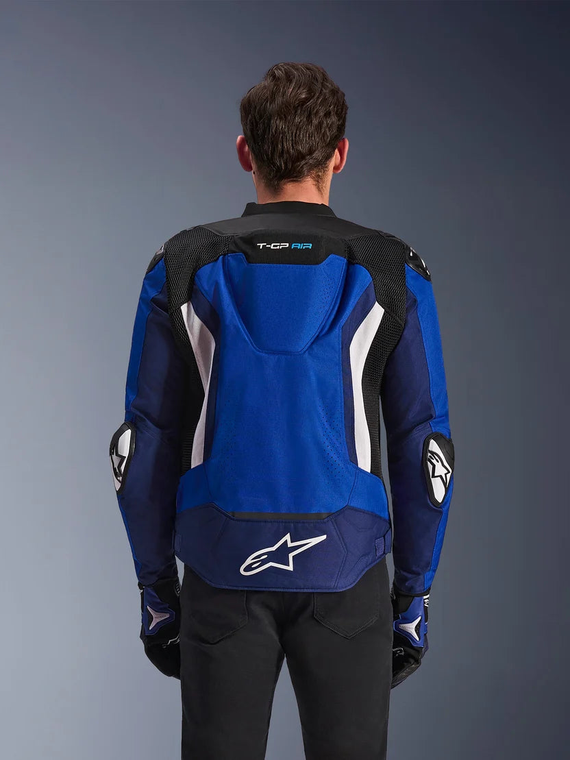 Alpinestars Men's T-GP Air Mesh Sport Riding Jacket – Blue / Black / White