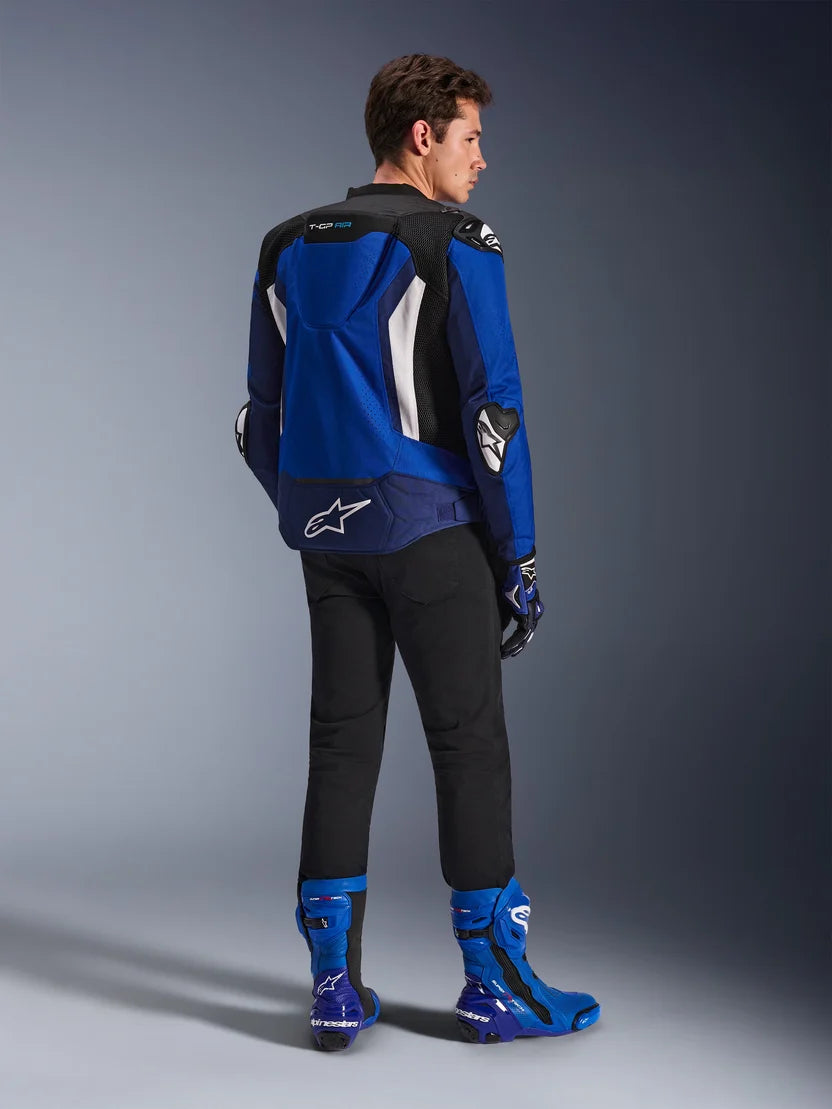 Alpinestars Men's T-GP Air Mesh Sport Riding Jacket – Blue / Black / White