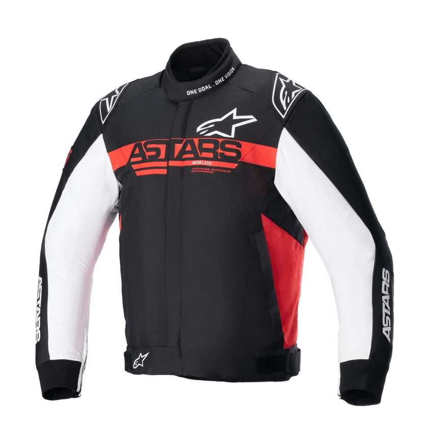 Alpinestars Monza Sport Textile Motorcycle Jacket – Black / White / Red