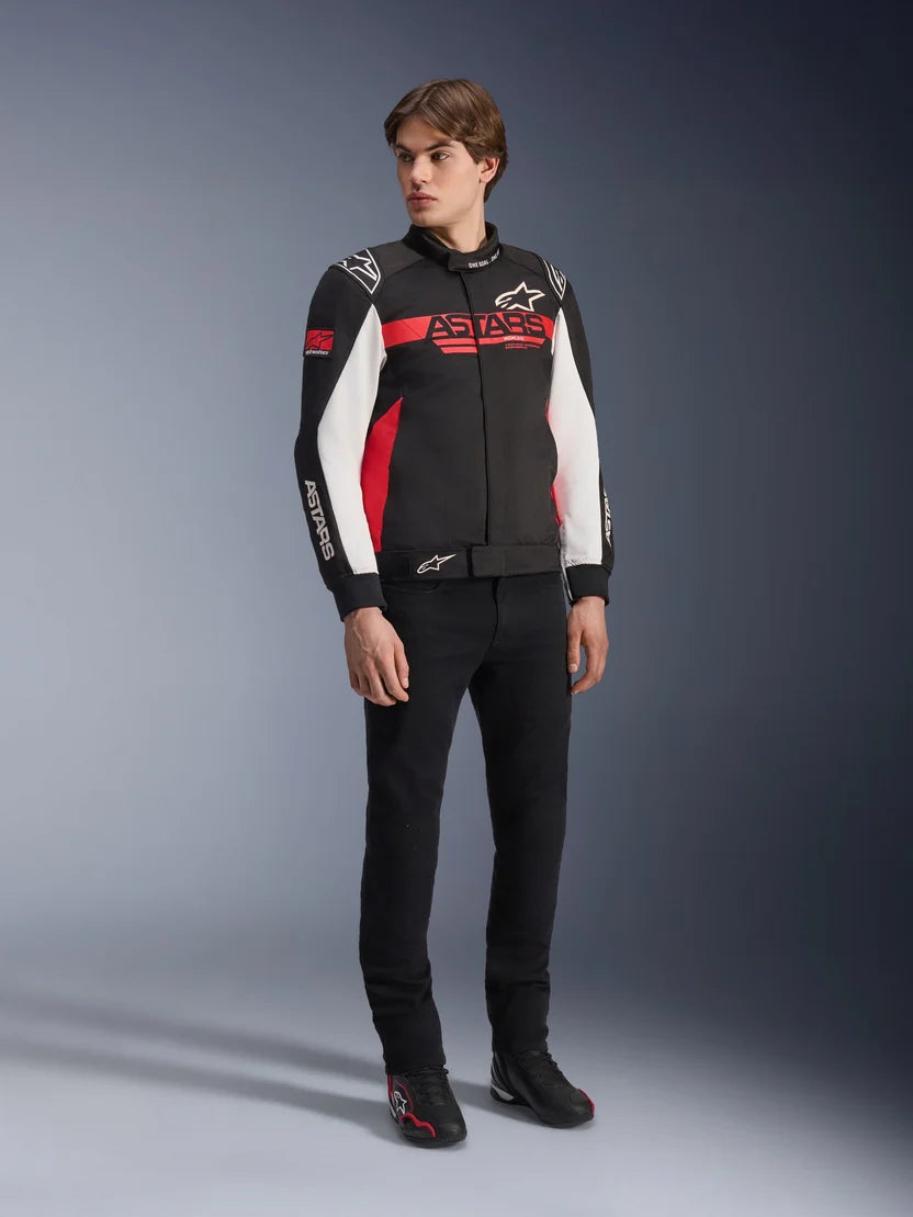 Alpinestars Monza Sport Textile Motorcycle Jacket – Black / White / Red