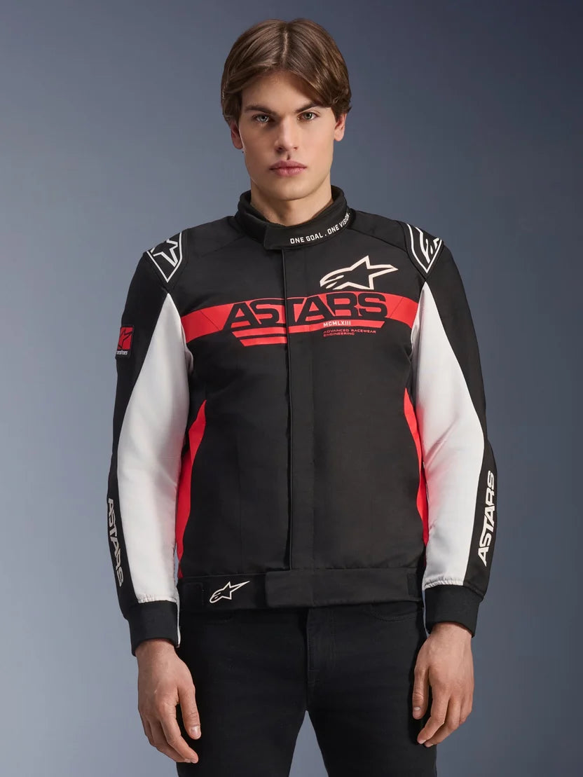 Alpinestars Monza Sport Textile Motorcycle Jacket – Black / White / Red