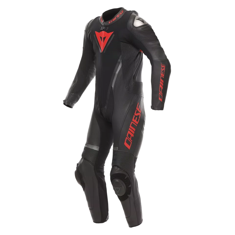 DEMON SPRINT - MEN'S ONE-PIECE PERFORATED LEATHER MOTORCYCLE SUIT