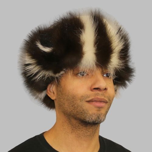 Skunk Fur Russian Trooper Style Hat
