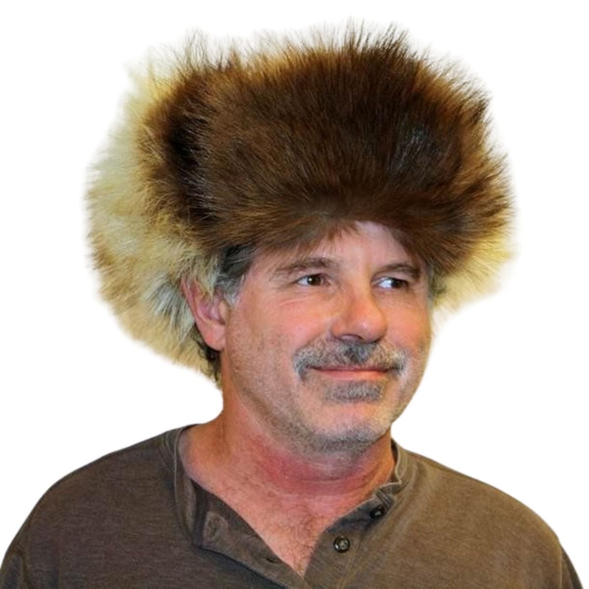 Wolverine Fur Russian Trooper Style Hat